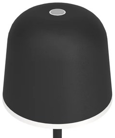Eglo 900457-LED Stmievateľná vonkajšia lampa MANNERA 2,2W/5V 1800 mAh čierna IP54