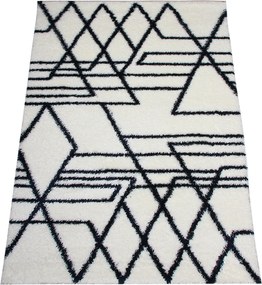 Koberec Boho 610 CREAM/NAVY BLUE rozmery koberec: 120x170 cm
