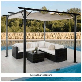 Tempo Kondela Pergola s posuvnou strechou, hliník, PEPY BASIC