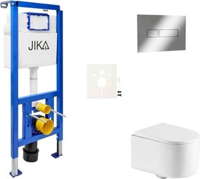 Závesný WC set do ľahkých stien / predstenová SAT SIKOJSREX72CR