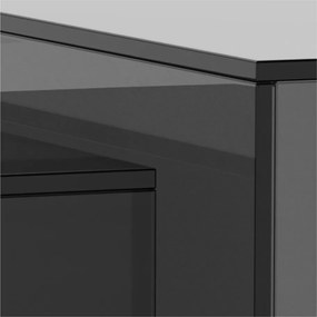 Sivé sklenené konferenčné stolíky v súprave 2 ks 50x50 cm Dice – Actona