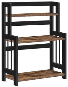 Policový regál do kuchyne MARGE čierny