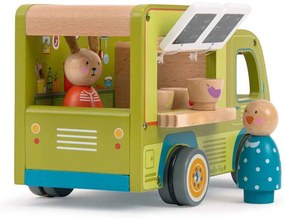 Drevené autíčko La Grande Famille Food Truck – Moulin Roty