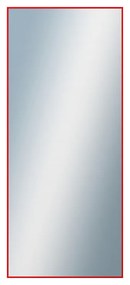 DANTIK - Zrkadlo v rámu, rozmer s rámom 60x140 cm z lišty Hliník červená (7001098)