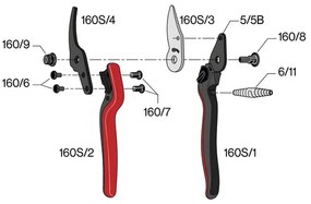 Záhradnícke nožnice Felco Essential 160S dvojčepeľové