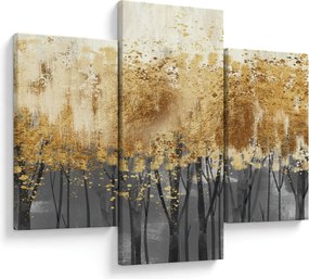Obraz - Zlaté stromy (90x60 cm)