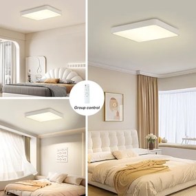 Brilagi - LED Stmievateľné svietidlo POOL SQUARE LED/48W/230V 3000-6000K 50x50 cm biela+DO