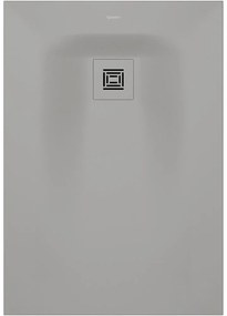 DURAVIT Sustano obdĺžniková sprchová vanička z materiálu DuraSolid, Antislip, 1000 x 700 x 30 mm, svetlo šedá matná, 720272630000000