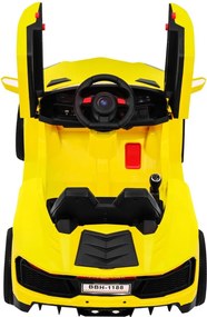 Ramiz Budúce batériové auto pre deti Žlté + diaľkové ovládanie