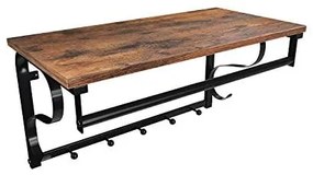 Industriálny nástenný vešiak 32x60x30cm