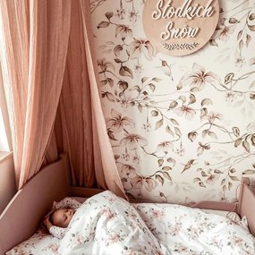 Tapeta stromy raja biela 280x100 cm