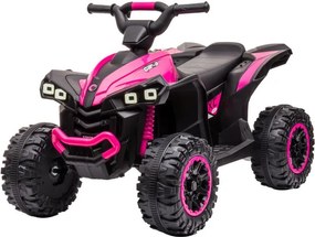 LEAN CARS HL568 Ružový dobíjací štvorkolka