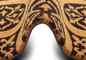 Hanse Home, Rohožka Mozaika 105568 - na von aj na doma, 45x75, hnedá, chodba / predsieň