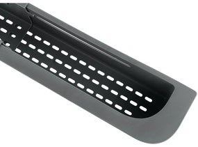 Sivý plastový teleskopický odkvapkávač do drezu 49,5x8,5 cm Fino – Wenko
