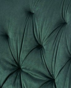 Jedálenská stolička Wallace - zamat - Zelená