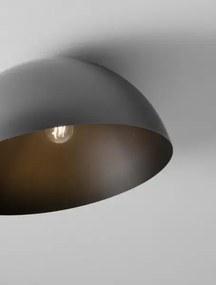 LED čierne dizajnové stropné svietidlo Onia 50