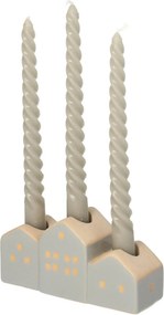 Svietnik Hauses 13x5x7cm grey