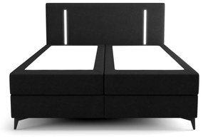 Jednolôžková posteľ 120 cm Ortega Comfort (čierna) (s roštom a matracom, s úl. priestorom) (s LED osvetlením). Vlastná spoľahlivá doprava až k Vám domov. 1082711