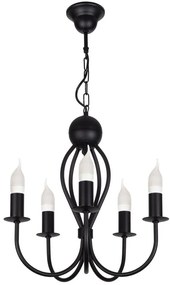 Luster na reťazi ARTHUR 5xE14/40W/230V