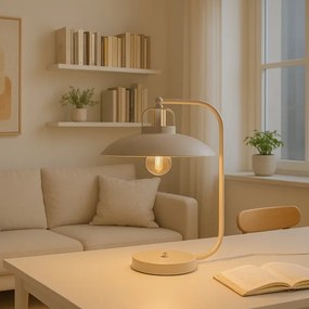 Brilagi - LED Stolná lampa FLAMENGO 1xE27/60W/230V béžová