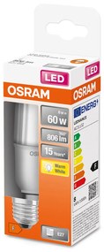 LED žiarovka E27 8W = 60W 806lm 2700K Warm 200° OSRAM STAR STICK