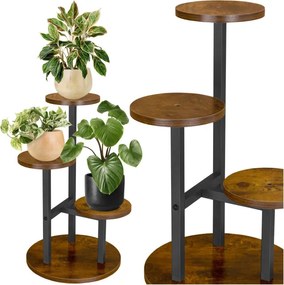 Stojan na kvety MIGUEL RUSTIC dub