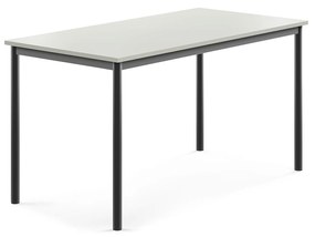 Stôl BORÅS, 1400x700x720 mm, laminát - šedá, antracit
