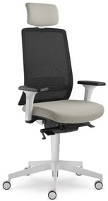 LD SEATING Kancelárska stolička LYRA AIR 216-SYS-HO s opierkou hlavy