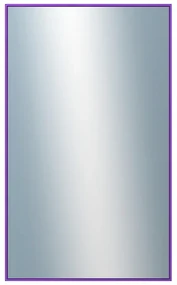 DANTIK - Zrkadlo v rámu, rozmer s rámom 60x100 cm z lišty Hliník modrá m. (7002242)