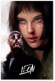 Gario Obraz na plátne Leon, Jean Reno a Natalie Portman - Dmitry Belov Rozmery: 40 x 60 cm