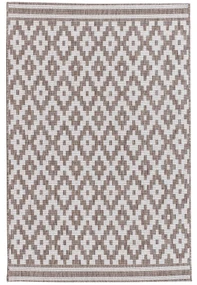 Koberec Modern Rhombs mink/beige 160 x 230 cm