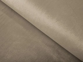Biante Zamatový prehoz/behúň na posteľ Velvet Prémium SVP-030 Sivobéžový Na mieru