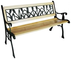 ShopJK ZÁHRADNÁ LAVIČKA 122 X 54 X 73 CM MEB2965