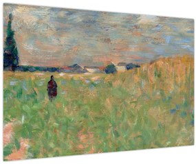 Obraz - Georges Seurat, A Summer Landscape, reprodukcia (90x60 cm)