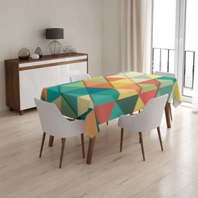 Sablio Obrus Trojuholníky - 90x90 cm