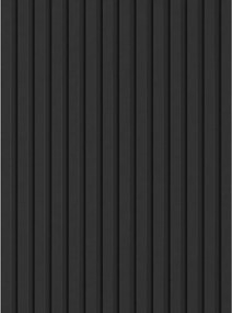 Mexen Lam-B, stenové lamely 275 × 31,5 cm, HDF doska 4 mm, ľan čierny, S100-275317-2812-069