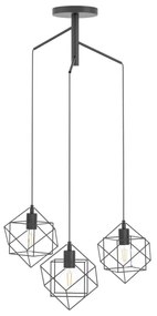 Eglo 43366 - Luster na lanku STRAITON 3xE27/60W/230V