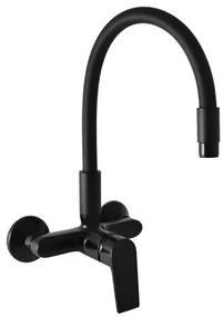 Drezová batéria RAV SLEZÁK COLORADO so silikónovým ramienkom 150 mm čierna CO102.5/10CMAT