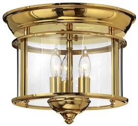 Elstead HK-GENTRY-F-PB - Stropné svietidlo GENTRY 3xE14/40W/230V zlatá