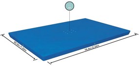 Krycia plachta na bazén obdĺžniková 2,24×1,54 m 58103