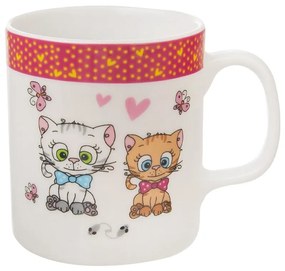 3-dielna detská porcelánová jedálenská súprava Orion Kittens