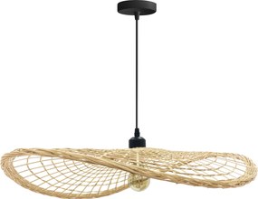 Toolight Boho, stropné svietidlo 1xE27 APP1541-1CP, hnedá-čierna, OSW-06977