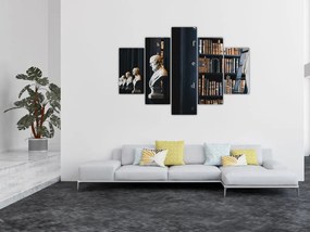 Obraz - V knižnici (150x105 cm)