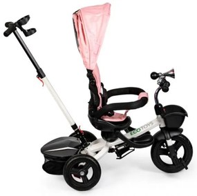 ECOTOYS Detská trojkolka s rotačným sedadlom KIDS Pink