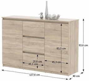 Komoda Lydus GP 03. Vlastná spoľahlivá doprava až k Vám domov. 788787