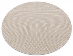 Okrúhly koberec TIMO 6272 SISAL vonkajšie béžová Veľkosť: kruh 120 cm