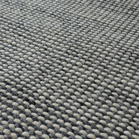 Asra, Kusový ručne tkaný koberec Woolen 2 Grey, 150x240, šedá, obývacia izba