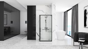 Rea Space In, sprchovací kút 90x90, čierna, REA-K8881