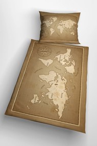 3d obliečky Continents 140x200 cm
