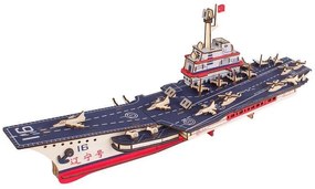 Woodcraft Drevené 3D puzzle Lietadlová loď Liaoning